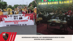 KEMERIAHAN KARNAVAL HUT KEMERDEKAAN RI KE-81 DI DESA GODONG GUDO JOMBANG
