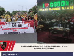 KEMERIAHAN KARNAVAL HUT KEMERDEKAAN RI KE-81 DI DESA GODONG GUDO JOMBANG