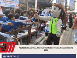 POLRES PURBALINGGA TAMPIL HUMANIS DI PURBALINGGA CARNIVAL 2026