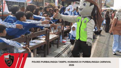 POLRES PURBALINGGA TAMPIL HUMANIS DI PURBALINGGA CARNIVAL 2026