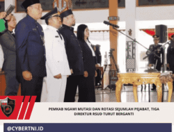 Pemkab Ngawi Mutasi dan Rotasi Sejumlah Pejabat, Tiga Direktur RSUD Turut Berganti