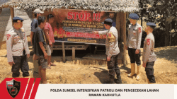 Polda Sumsel Intensifkan Patroli dan Pengecekan Lahan Rawan Karhutla