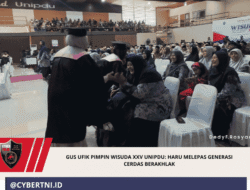 Gus Ufik Pimpin Wisuda XXV UNIPDU: Haru Melepas Generasi Cerdas Berakhlak