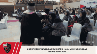 Gus Ufik Pimpin Wisuda XXV UNIPDU: Haru Melepas Generasi Cerdas Berakhlak