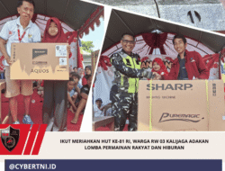 Ikut Meriahkan HUT Ke-81 RI, Warga RW 03 Kalijaga Adakan Lomba Permainan Rakyat dan Hiburan