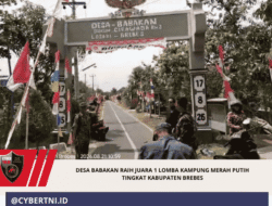 Desa Babakan Raih Juara 1 Lomba Kampung Merah Putih Tingkat Kabupaten Brebes