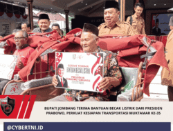 Bupati Jombang Terima Bantuan Becak Listrik dari Presiden Prabowo, Perkuat Kesiapan Transportasi Muktamar ke-35