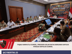 Tinjau Karhutla Sumsel, Presiden Gelar Ratas Bersama Kapolri hingga Kapolda Sumsel