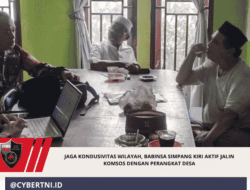 Jaga Kondusivitas Wilayah, Babinsa Simpang Kiri Aktif Jalin Komsos dengan Perangkat Desa