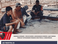 Babinsa Koramil 1430-02/Asera Laksanakan Komsos, Ajak Warga Perkuat Ketahanan Pangan dan Peduli Lingkungan
