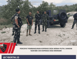 Percepat Pembangunan Koperasi Desa Merah Putih, Dandim 1629/SBD Cek Koperasi Desa Weerame