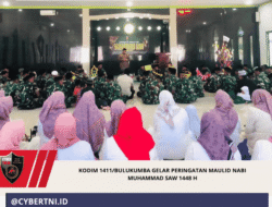 Kodim 1411/Bulukumba Gelar Peringatan Maulid Nabi Muhammad SAW 1448 H