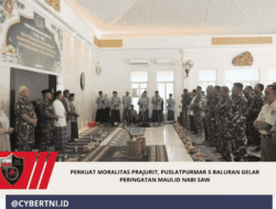 Perkuat Moralitas Prajurit, Puslatpurmar 5 Baluran Gelar Peringatan Maulid Nabi SAW