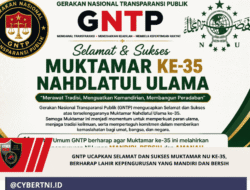 GNTP Ucapkan Selamat dan Sukses Muktamar NU ke-35, Berharap Lahir Kepengurusan yang Mandiri dan Bersih