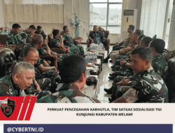 Perkuat Pencegahan Karhutla, Tim Satgas Sosialisasi TNI Kunjungi Kabupaten Melawi