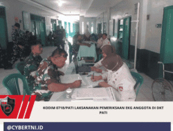 Kodim 0718/Pati Laksanakan Pemeriksaan EKG Anggota di DKT Pati