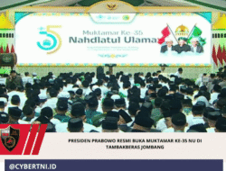 Presiden Prabowo Resmi Buka Muktamar ke-35 NU di Tambakberas Jombang