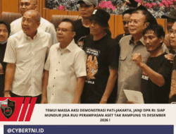 Temui Massa Aksi Demonstrasi Pati-Jakarta, Janji DPR RI: Siap Mundur Jika RUU Perampasan Aset Tak Rampung 15 Desember 2026 !