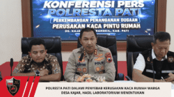 Polresta Pati Dalami Penyebab Kerusakan Kaca Rumah Warga Desa Kajar, Hasil Laboratorium Menentukan