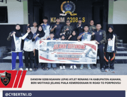 Dandim 0208/Asahan Lepas Atlet Renang FA Kabupaten Asahan, Beri Motivasi Jelang Piala Kemerdekaan RI Road to Porprovsu