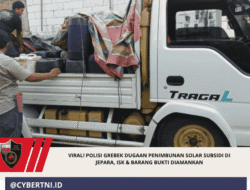 Viral! Polisi Grebek Dugaan Penimbunan Solar Subsidi di Jepara, ISK & Barang Bukti Diamankan