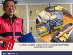 Praperadilan Febrie Adriansyah Ditolak, Polri Sebut Proses Hukum Sesuai Prosedur
