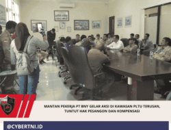 Mantan Pekerja PT BNY Gelar Aksi di Kawasan PLTU Terusan, Tuntut Hak Pesangon dan Kompensasi
