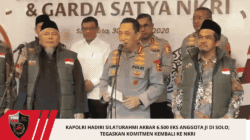 Kapolri Hadiri Silaturahmi Akbar 6.500 Eks Anggota JI di Solo; Tegaskan Komitmen Kembali ke NKRI
