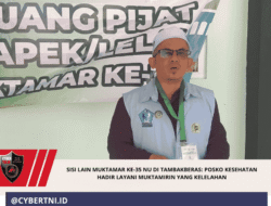 Sisi Lain Muktamar ke-35 NU di Tambakberas: Posko Kesehatan Hadir Layani Muktamirin yang Kelelahan