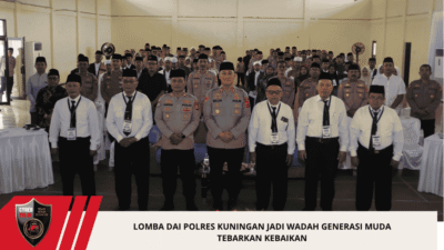 Lomba Dai Polres Kuningan Jadi Wadah Generasi Muda Tebarkan Kebaikan