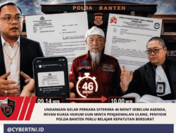 Undangan Gelar Perkara Diterima 46 Menit Sebelum Agenda, Revan Kuasa Hukum Uun Minta Penjadwalan Ulang, Penyidik Polda Banten Perlu Belajar Kepatutan Bersurat