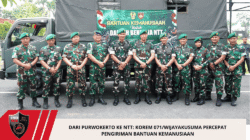 Dari Purwokerto ke NTT: Korem 071/Wijayakusuma Percepat Pengiriman Bantuan Kemanusiaan