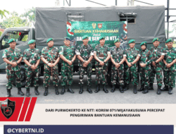 Dari Purwokerto ke NTT: Korem 071/Wijayakusuma Percepat Pengiriman Bantuan Kemanusiaan