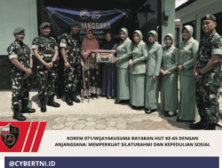 Korem 071/Wijayakusuma Rayakan HUT ke-65 dengan Anjangsana: Memperkuat Silaturahmi dan Kepedulian Sosial