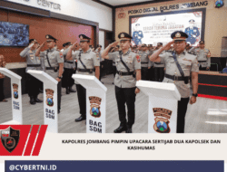 Kapolres Jombang Pimpin Upacara Sertijab Dua Kapolsek dan Kasihumas