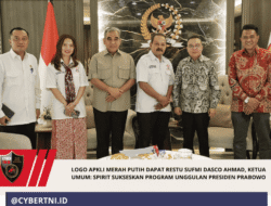 Logo APKLI MERAH PUTIH Dapat Restu Sufmi Dasco Ahmad, Ketua Umum: Spirit Sukseskan Program Unggulan Presiden Prabowo