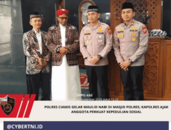 Polres Ciamis Gelar Maulid Nabi di Masjid Polres; Kapolres Ajak Anggota Perkuat Kepedulian Sosial