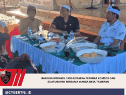 Babinsa Koramil 1430-02/Asera Perkuat Komsos dan Silaturahmi Bersama Warga Desa Tambaku