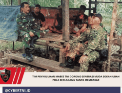 Tim Penyuluhan Mabes TNI Dorong Generasi Muda Sokan Ubah Pola Berladang Tanpa Membakar
