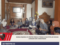 Warga Rejomulyo Protes Pemilik Ternak Ayam Petelur Diduga Langgar Izin Lingkungan