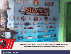 PEMBUKAAN LOMBA CATUR STD CENTER: MERAJUT KEKOMPAKAN, MEMPERKUAT KERUKUNAN ANTAR ELEMEN DI JOMBANG