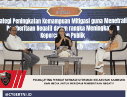 Polda Jateng Perkuat Mitigasi Informasi: Kolaborasi Akademisi dan Media untuk Meredam Pemberitaan Negatif