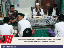 Ratusan Santri Ponpes Abdul Hadi Ngudirejo Larut dalam Maulid Nabi, Sholawat hingga Istighosah