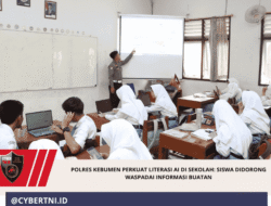 Polres Kebumen Perkuat Literasi AI di Sekolah: Siswa Didorong Waspadai Informasi Buatan