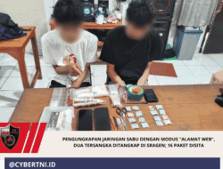Pengungkapan Jaringan Sabu dengan Modus “Alamat Web”, Dua Tersangka Ditangkap di Sragen; 16 Paket Disita