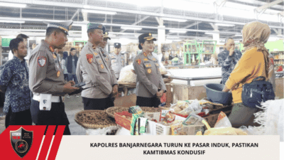 Kapolres Banjarnegara Turun ke Pasar Induk, Pastikan Kamtibmas Kondusif