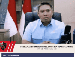 BGN Siapkan Sistem Digital MBG, Orang Tua Bisa Pantau Menu dan Gizi Anak Pakai NIK