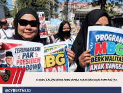 13 RIBU CALON MITRA MBG MINTA KEPASTIAN DARI PEMERINTAH