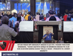 Ketum FERADI WPI Mengikuti Ibadah di JKI HTE / Higher Then Ever Semarang, “Sudah Saatnya Gereja Ini Membuka Ibadah PK.14.00 dan 20.00 WIB Karena Sudah Terlalu Sesak”, Pendapat Ev. Donny Andretti