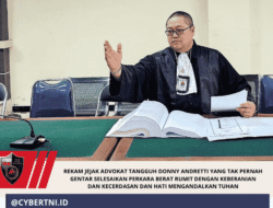 Rekam Jejak Advokat Tangguh Donny Andretti yang Tak Pernah Gentar Selesaikan Perkara Berat Rumit dengan Keberanian dan Kecerdasan dan Hati Mengandalkan TUHAN